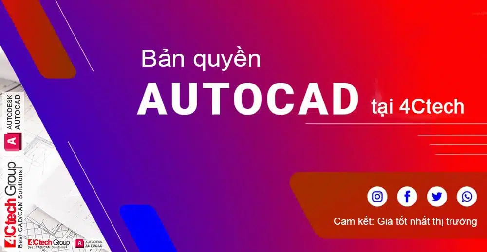 Mua Key AutoCAD Bản Quyền 2026, 2025, 2024 Rẻ nhất 1 mua key autocad ban quyen