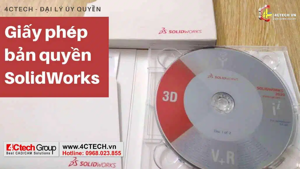 Mua Solidworks Bản quyền, Bảng Giá phần mềm SolidWorks 2023 6 giay phep ban quyen solidworks