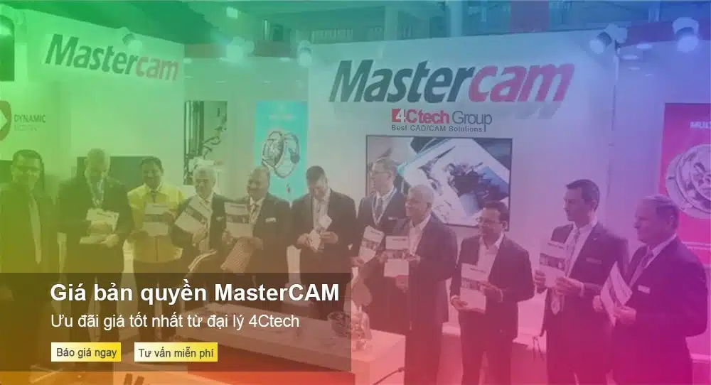 Giá Bản Quyền MasterCAM 2024 Uy tín từ Đại lý 4Ctech 1 Gia ban quyen Mastercam uu dai 1