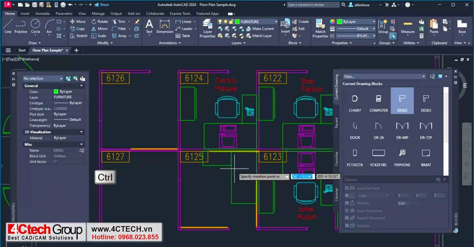 Lợi ích của việc sử dụng bộ công cụ Raster Design trong AutoCAD 7 phan mem autocad 2024 key license
