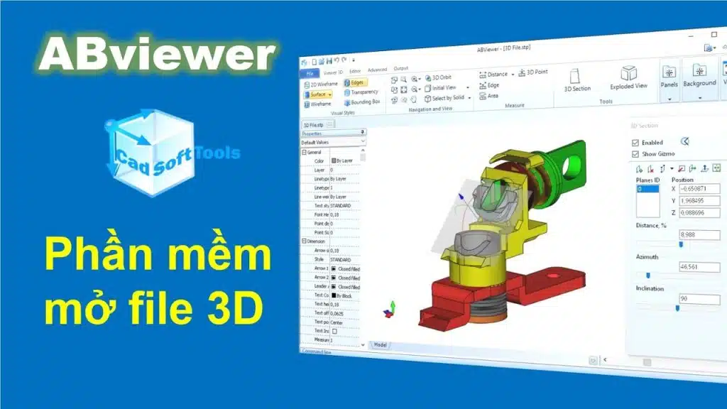 phan mem mo file cad 3d trung gian