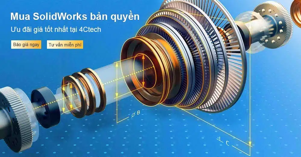Mua SolidWorks Bản quyền 2025, Giá tốt nhất cho Công ty 13 Mua solidworks ban quyen gia tot