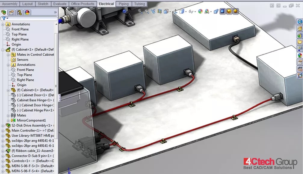 electrical routing solidworks premium