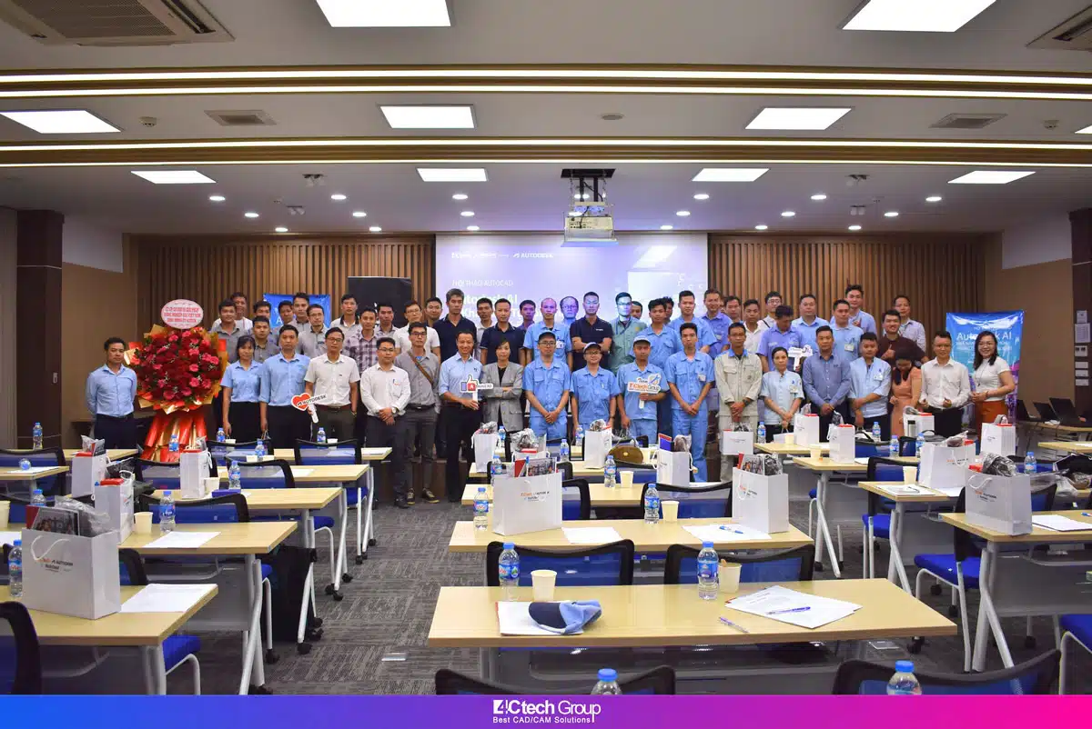 Khách Hàng đang Sử dụng Bản quyền Phần mềm CAD/CAM 6 Hinh anh su kien Autocad ai 2