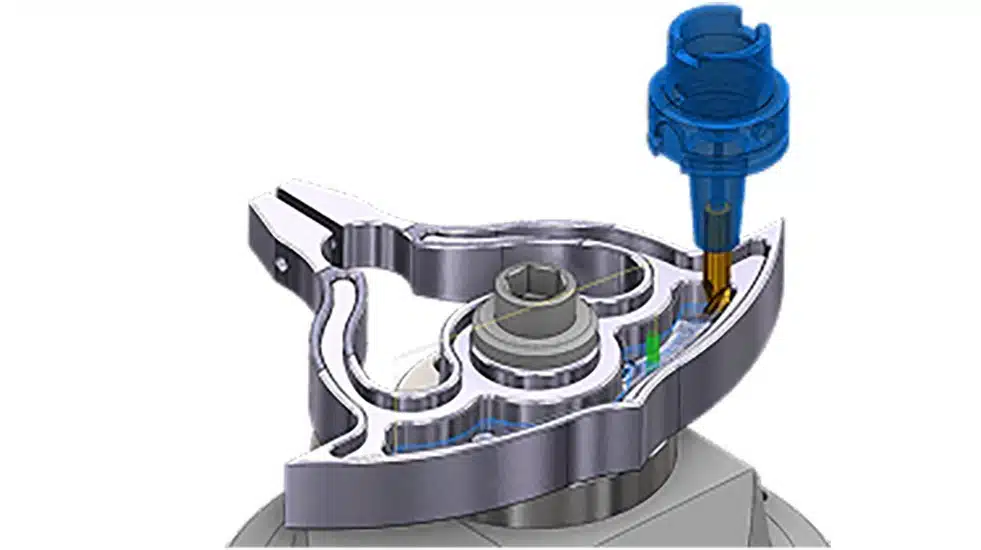 Tinh nang moi Tapered Helix Entry mastercam 2026