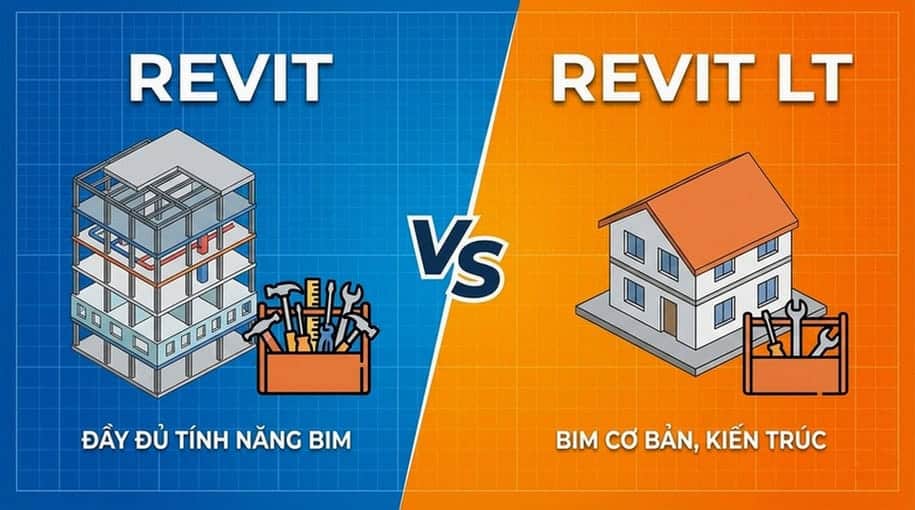 Nên mua Revit hay Revit LT để làm việc hiệu quả và tối ưu chi phí? 1 Nen mua revit hay revit lt